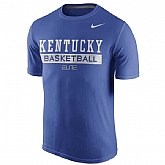 Kentucky Wildcats Nike Basketball Practice Performance WEM T-Shirt - Royal Blue,baseball caps,new era cap wholesale,wholesale hats